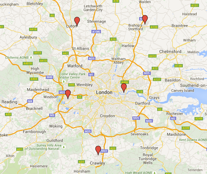 kort over london lufthavne Billige Flybilletter Til London Flyrejser Fra Kr 1074 I Dag kort over london lufthavne